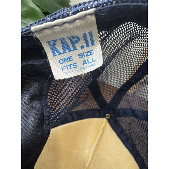 Vintage Bricyn Oil Company Trucker Hat SnapBack Foam Mesh KAP II 80s Niche - Picture 5 of 10